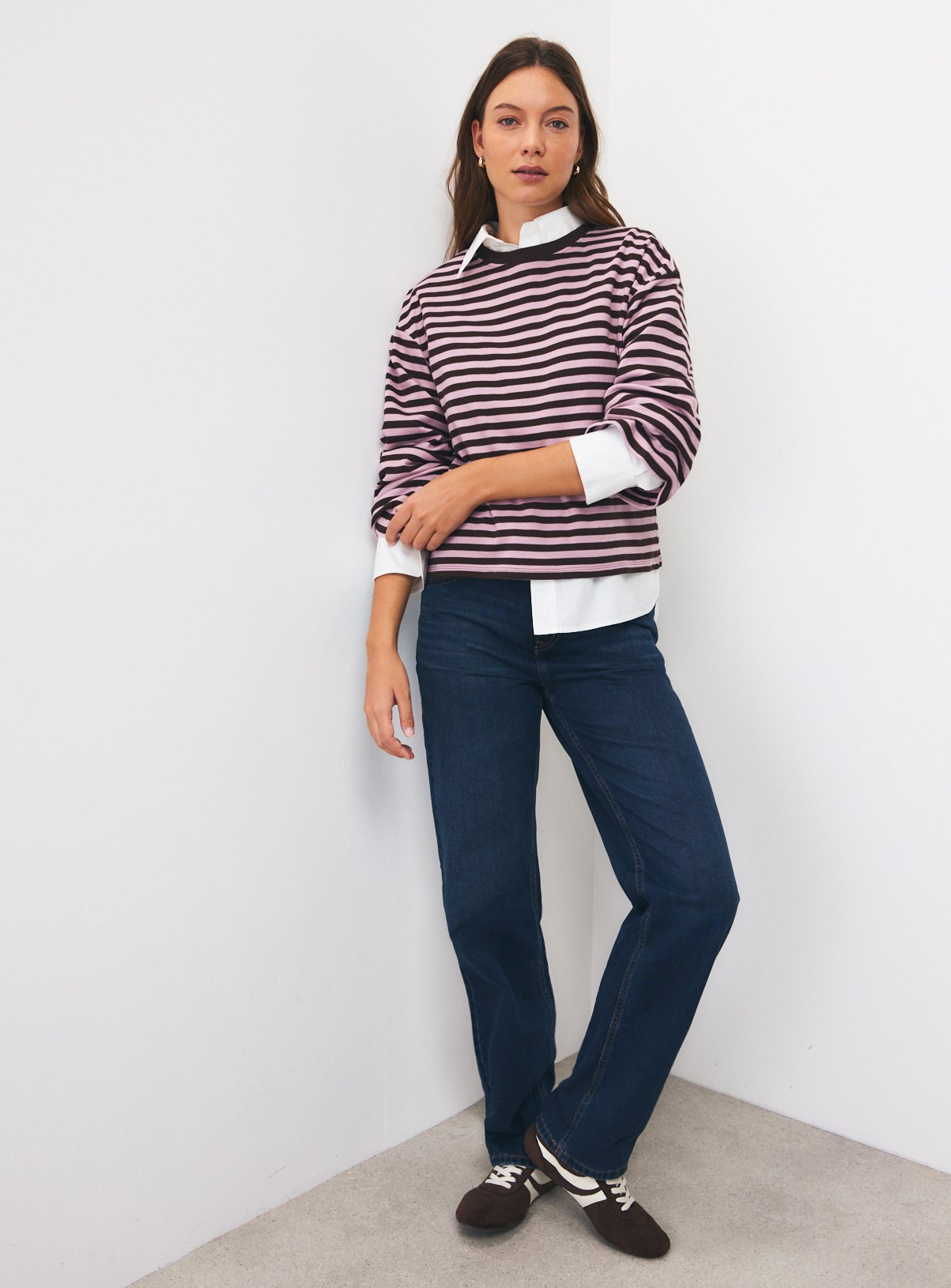 Ultimate Crew Neck Long Sleeve Tops 2-Pack 8 - Image 3 thumbnail